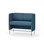 Modulsofa Adapt 120 lav rygg sidepaneler sh65 h108