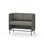 Modulsofa Adapt 120 lav rygg sidepaneler sh65 h108