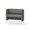 Modulsofa Adapt 120 lav rygg sidepaneler sh65 h108