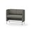 Modulsofa Adapt 120 lav rygg sidepaneler sh65 h108