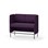 Modulsofa Adapt 120 lav rygg sidepaneler sh65 h108