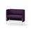 Modulsofa Adapt 120 lav rygg sidepaneler sh65 h108