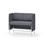Modulsofa Adapt 120 lav rygg sidepaneler sh65 h108