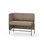 Modulsofa Adapt 120 lav rygg sidepanel høyre sh65 h108