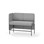 Modulsofa Adapt 120 lav rygg sidepanel høyre sh65 h108