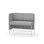 Modulsofa Adapt 120 lav rygg sidepanel høyre sh65 h108