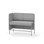 Modulsofa Adapt 120 lav rygg sidepanel høyre sh65 h108