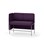 Modulsofa Adapt 120 lav rygg sidepanel høyre sh65 h108