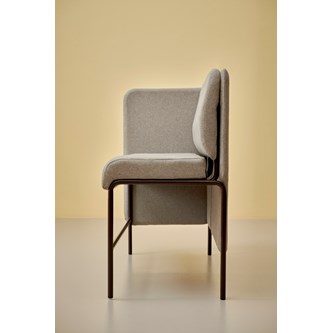 Modulsofa Adapt 120 lav rygg sidepanel høyre sh65 h108