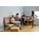 Modulsofa Adapt 120 lav rygg sidepanel høyre sh65 h108