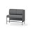 Modulsofa Adapt 120 lav rygg sidepanel venstre sh65 h108