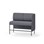 Modulsofa Adapt 120 lav rygg sidepanel venstre sh65 h108