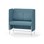 Modulsofa Adapt 120 medium rygg sidepaneler sh65 h128