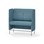 Modulsofa Adapt 120 medium rygg sidepaneler sh65 h128