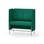 Modulsofa Adapt 120 medium rygg sidepaneler sh65 h128