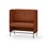 Modulsofa Adapt 120 medium rygg sidepaneler sh65 h128