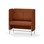 Modulsofa Adapt 120 medium rygg sidepaneler sh65 h128