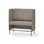 Modulsofa Adapt 120 medium rygg sidepaneler sh65 h128