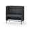 Modulsofa Adapt 120 medium rygg sidepaneler sh65 h128