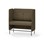 Modulsofa Adapt 120 medium rygg sidepaneler sh65 h128
