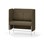 Modulsofa Adapt 120 medium rygg sidepaneler sh65 h128