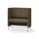 Modulsofa Adapt 120 medium rygg sidepaneler sh65 h128