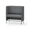 Modulsofa Adapt 120 medium rygg sidepaneler sh65 h128