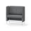 Modulsofa Adapt 120 medium rygg sidepaneler sh65 h128