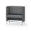 Modulsofa Adapt 120 medium rygg sidepaneler sh65 h128