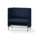 Modulsofa Adapt 120 medium rygg sidepaneler sh65 h128