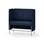Modulsofa Adapt 120 medium rygg sidepaneler sh65 h128