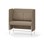 Modulsofa Adapt 120 medium rygg sidepaneler sh65 h128