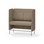Modulsofa Adapt 120 medium rygg sidepaneler sh65 h128