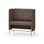Modulsofa Adapt 120 medium rygg sidepaneler sh65 h128