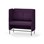 Modulsofa Adapt 120 medium rygg sidepaneler sh65 h128