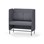 Modulsofa Adapt 120 medium rygg sidepaneler sh65 h128