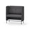 Modulsofa Adapt 120 medium rygg sidepaneler sh65 h128