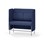 Modulsofa Adapt 120 medium rygg sidepaneler sh65 h128