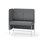 Modulsofa Adapt 120 medium rygg sidepanel høyre sh65 h128
