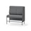 Modulsofa Adapt 120 medium rygg sidepanel venstre sh65 h128
