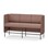 Modulsofa Adapt 180 lav rygg sidepaneler sh65 h108