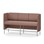Modulsofa Adapt 180 lav rygg sidepaneler sh65 h108