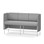 Modulsofa Adapt 180 lav rygg sidepaneler sh65 h108