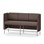 Modulsofa Adapt 180 lav rygg sidepaneler sh65 h108