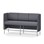 Modulsofa Adapt 180 lav rygg sidepaneler sh65 h108