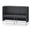 Modulsofa Adapt 180 medium rygg sidepaneler sh65 h128