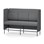 Modulsofa Adapt 180 medium rygg sidepaneler sh65 h128