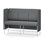 Modulsofa Adapt 180 medium rygg sidepaneler sh65 h128