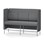 Modulsofa Adapt 180 medium rygg sidepaneler sh65 h128