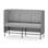Modulsofa Adapt 180 medium rygg sidepaneler sh65 h128